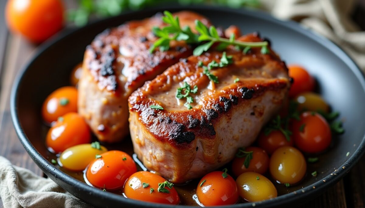 Côte de porc au four : recette simple pour une cuisson impeccable