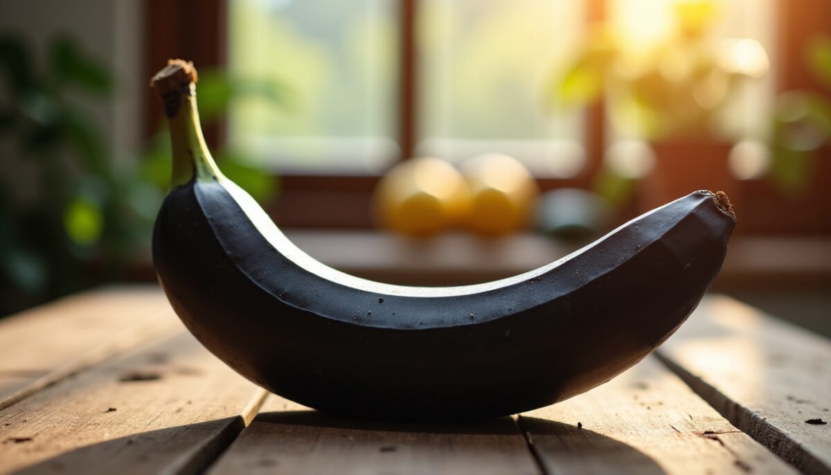 Banane noire : tout savoir sur ses bienfaits, ses risques et sa consommation Banane noire : tout savoir sur ses bienfaits, ses risques et sa consommation