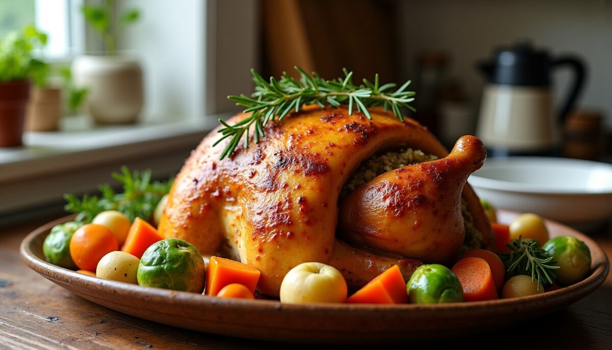 Maîtriser la cuisson du rôti de chapon farci : conseils pratiques et durée idéale pour un plat parfait