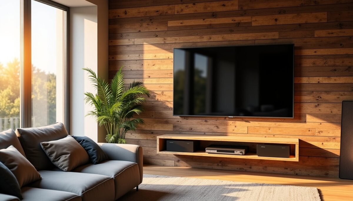 Aménager un mur avec des palettes en bois : le guide ultime pour un support TV original et design Aménager un mur avec des palettes en bois : le guide ultime pour un support TV original et design