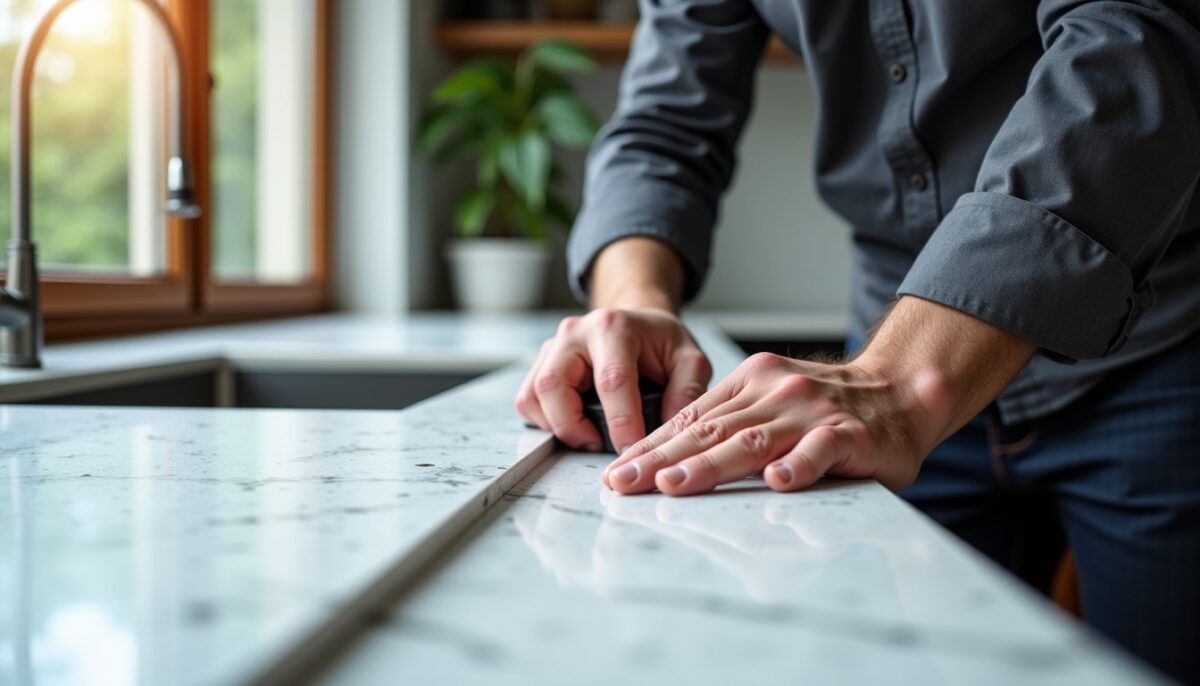 Jonction de plan de travail invisible : le guide essentiel pour un assemblage impeccable Jonction de plan de travail invisible : le guide essentiel pour un assemblage impeccable