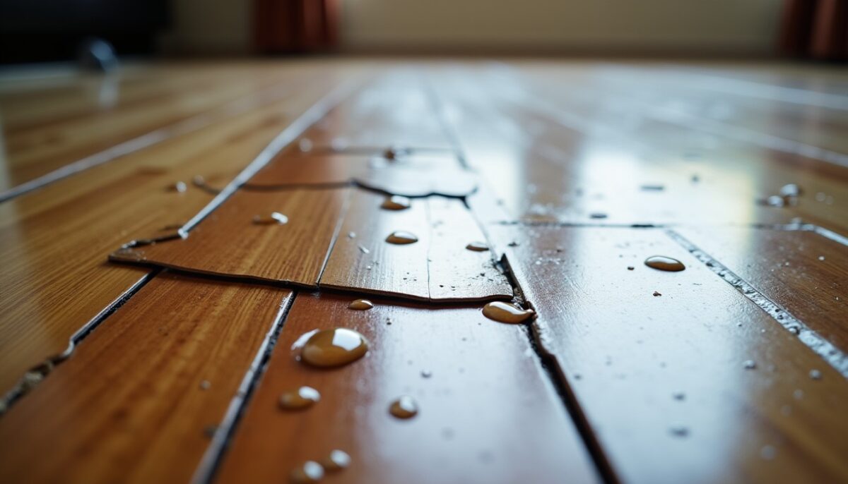 Parquet stratifié et dégâts des eaux : guide complet pour un séchage efficace