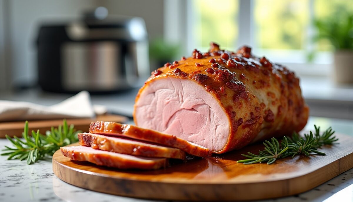 Cuisson parfaite du rôti de porc en friteuse à air : guide express et détaillé