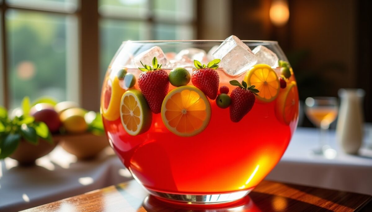 Punch pour 50 personnes : Guide complet pour bien doser vos ingrédients