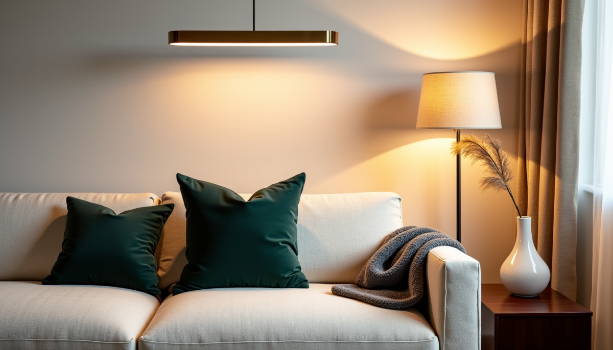 Luminaires et textiles : leur impact réel sur l'ambiance d'un espace