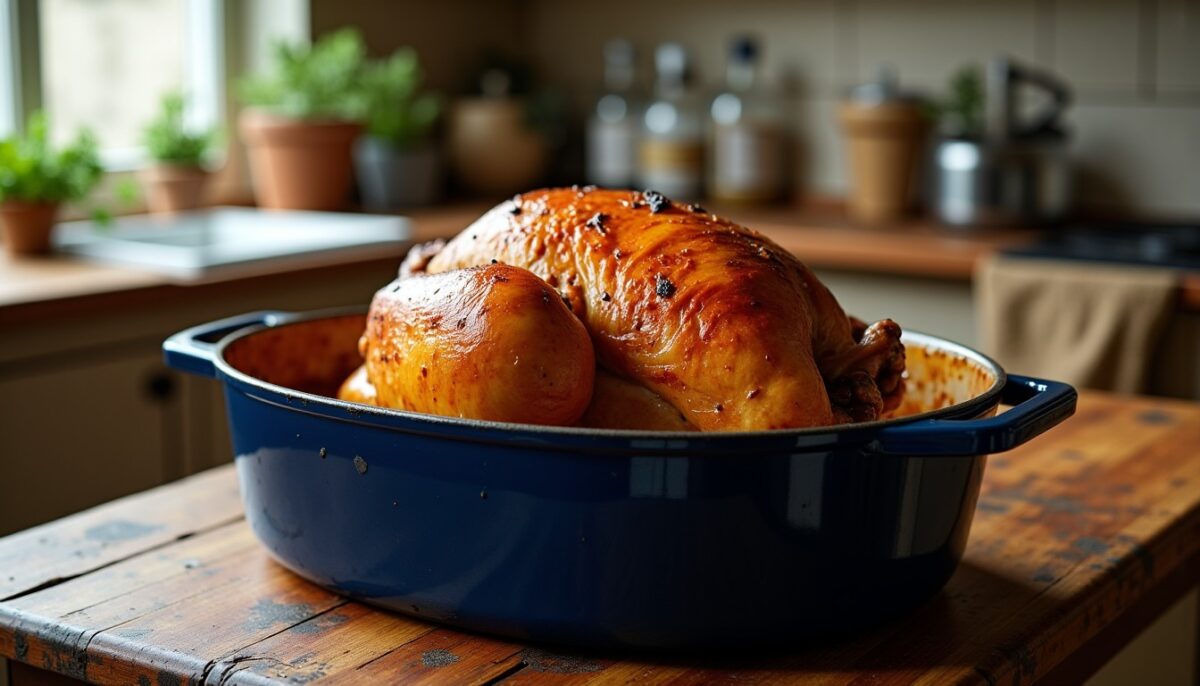 Temps de cuisson de la pintade de 1,5 kg en cocotte : guide détaillé et astuces